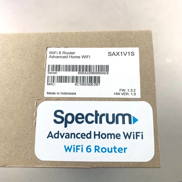 Spectrum Networking Spectrum Advanced Home Wifi Wifi 6 Router Setup